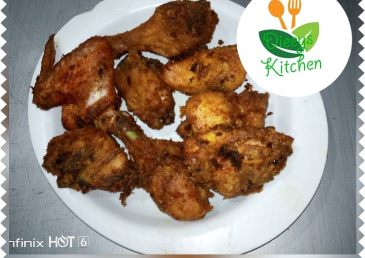 Easiest Way to Prepare Marinated Fried chicken in 16 Minutes for Family