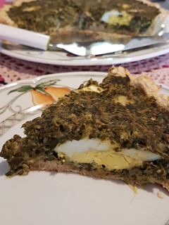 Una foto de Tarta acelga y pescado juruel (ideal para dieta)