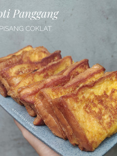 Foto resep Roti Panggang Pisang Coklat
