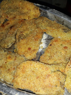 Una foto de Milanesas de berenjena