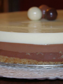 Una foto de Tarta de 3 chocolates