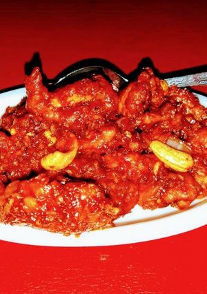 A picture of Dragon chicken.