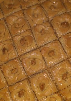 صورة لوصفة بقلاوة قسنطينية