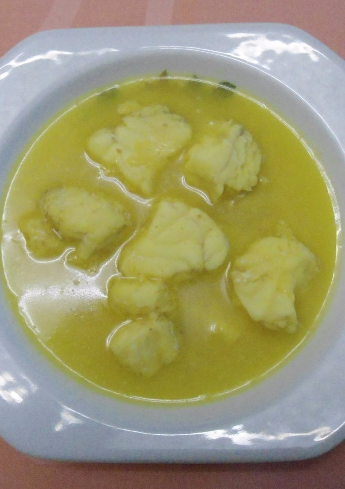 Una foto de Sopa de rape