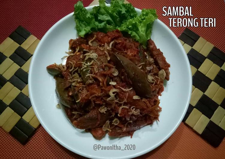 Bagaimana Membuat 54. 🌱Sambal Terong Teri🌱, Sempurna