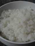 Arroz blanco estilo coreano