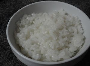 Una foto de Arroz blanco estilo coreano
