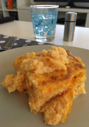 Une photo de Gratin courge et pomme de terre
