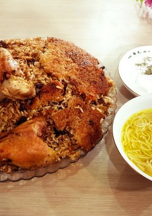 عکسی از دستور عدس پلو(دستپخت خواهر)