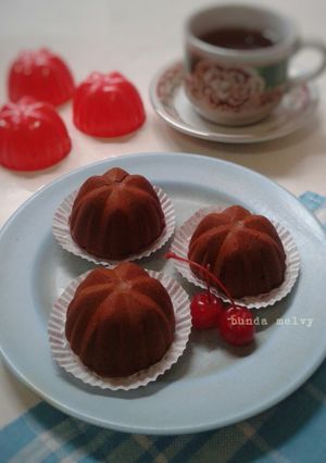 Foto resep Bolu Sakura Eggless (No Mixer)