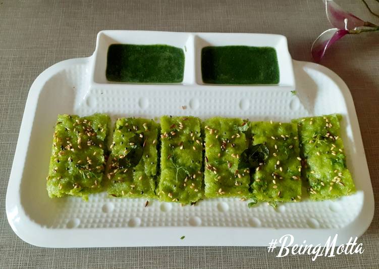 The Easiest and Tips for Beginner Methi Dhokla