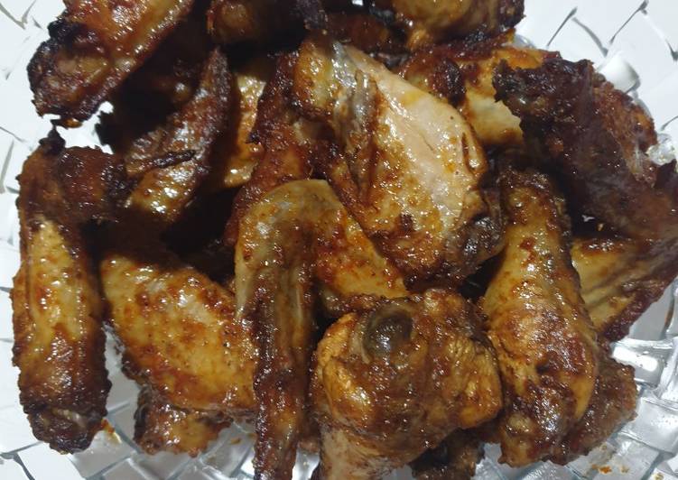 Recipe of Super Quick Homemade Buffalo Chicken Wings (oil free)