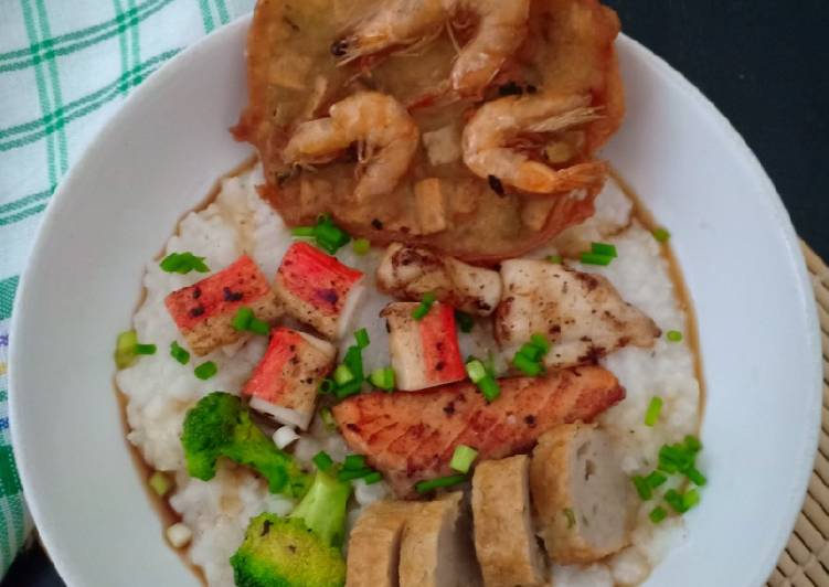 Resep Bubur Seafood Seafood Porridge Yang Lezat Sekali