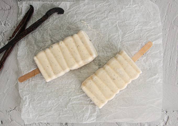 Simple Way to Make Super Quick Homemade Skinny Vanilla Bean Cheesecake Popsicles