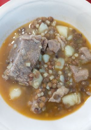 Una foto de Guiso de lentejas