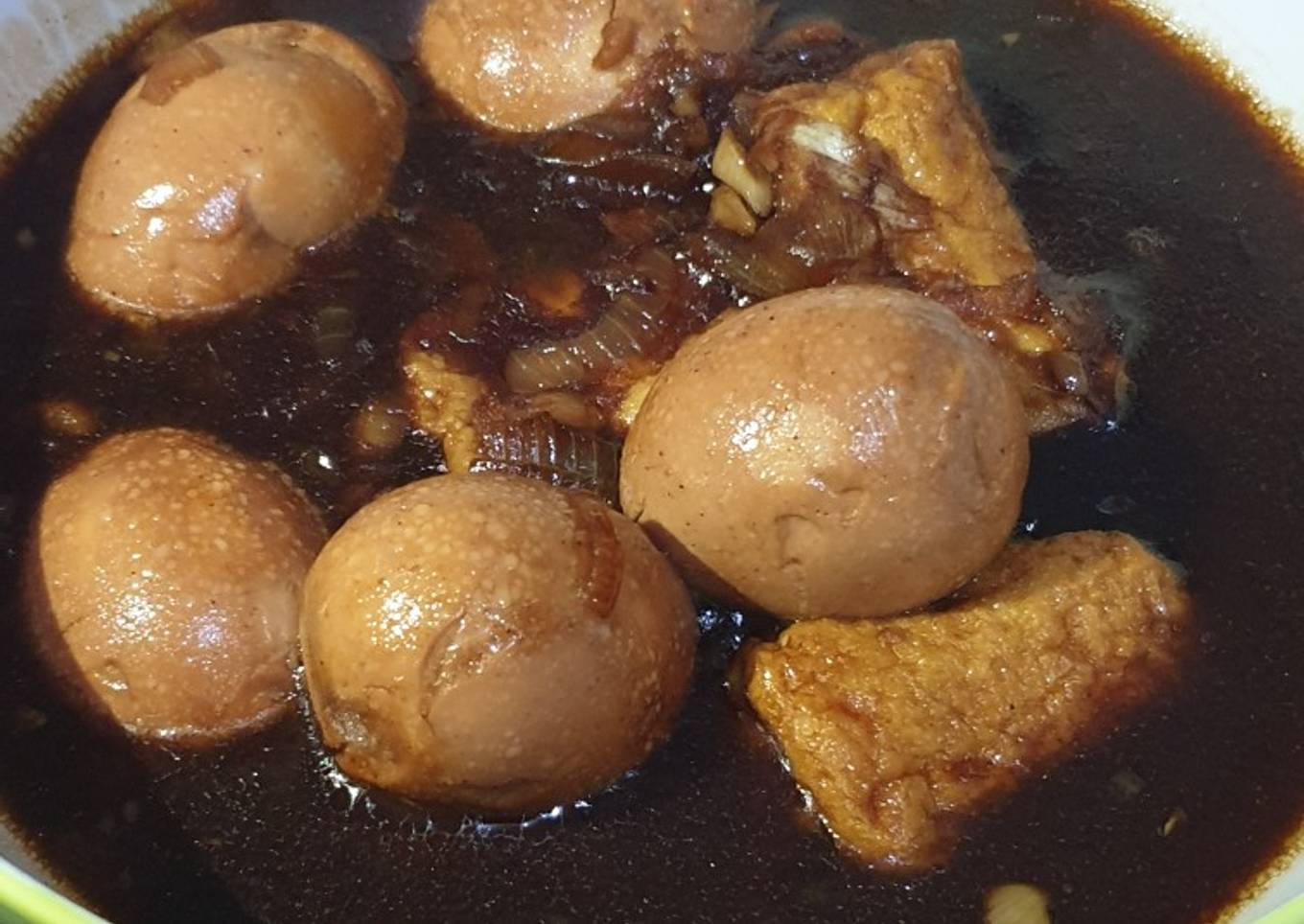 Semur Tahu Telor Masala
