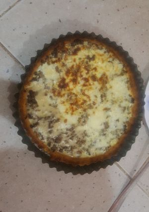 صورة لوصفة كيش باللحم المفروم 😍🤤😛