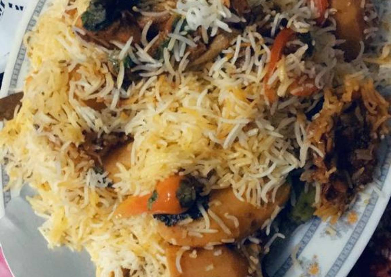 Tikka biryani