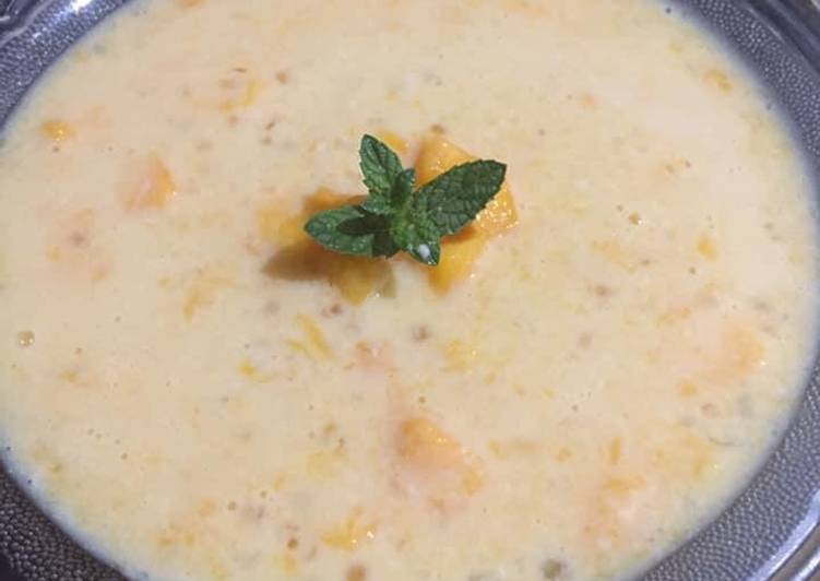 Recipe of Favorite Sagudana mango kheer