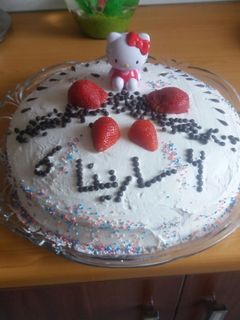 عکسی از دستور کیک تولد دختر پز