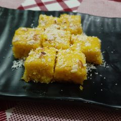 A picture of Coconut burfi.