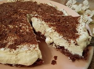 Foto di Torta fredda biscotti crema di mascarpone e caffè