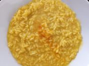 A picture of risotto milanese