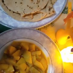 Tandoori aloo muttor sabzi A picture of Tandoori aloo muttor sabzi.