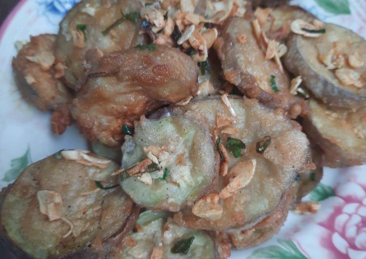 Terong crispy lada garam