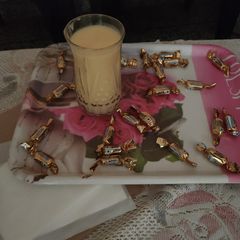 A picture of Mango shake.