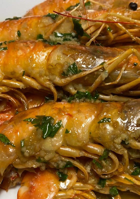 Una foto de Gambón al horno