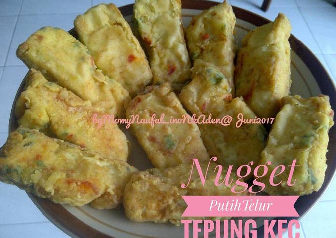 Nugget Putih Telur tepung ala Kfc (13 Ramadhan 1438 H)