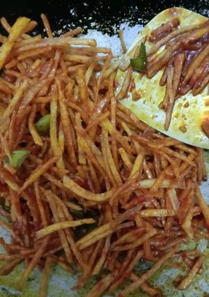 Foto resep Mustofa (pemagukrik) pedas manis gurih kriuk