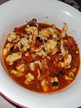 Langkah Gampang Membuat Resep Cumi tumis pedes saos tiram yang Enak Banget Anti Ribet, Lezat Sekali