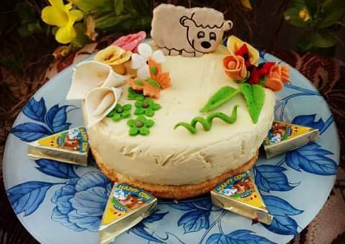 Recipe of Speedy Mango mousse cheese cake🍋🎂