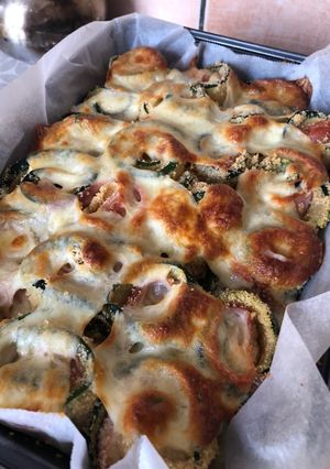 Una foto de Arrollados de zucchinis
