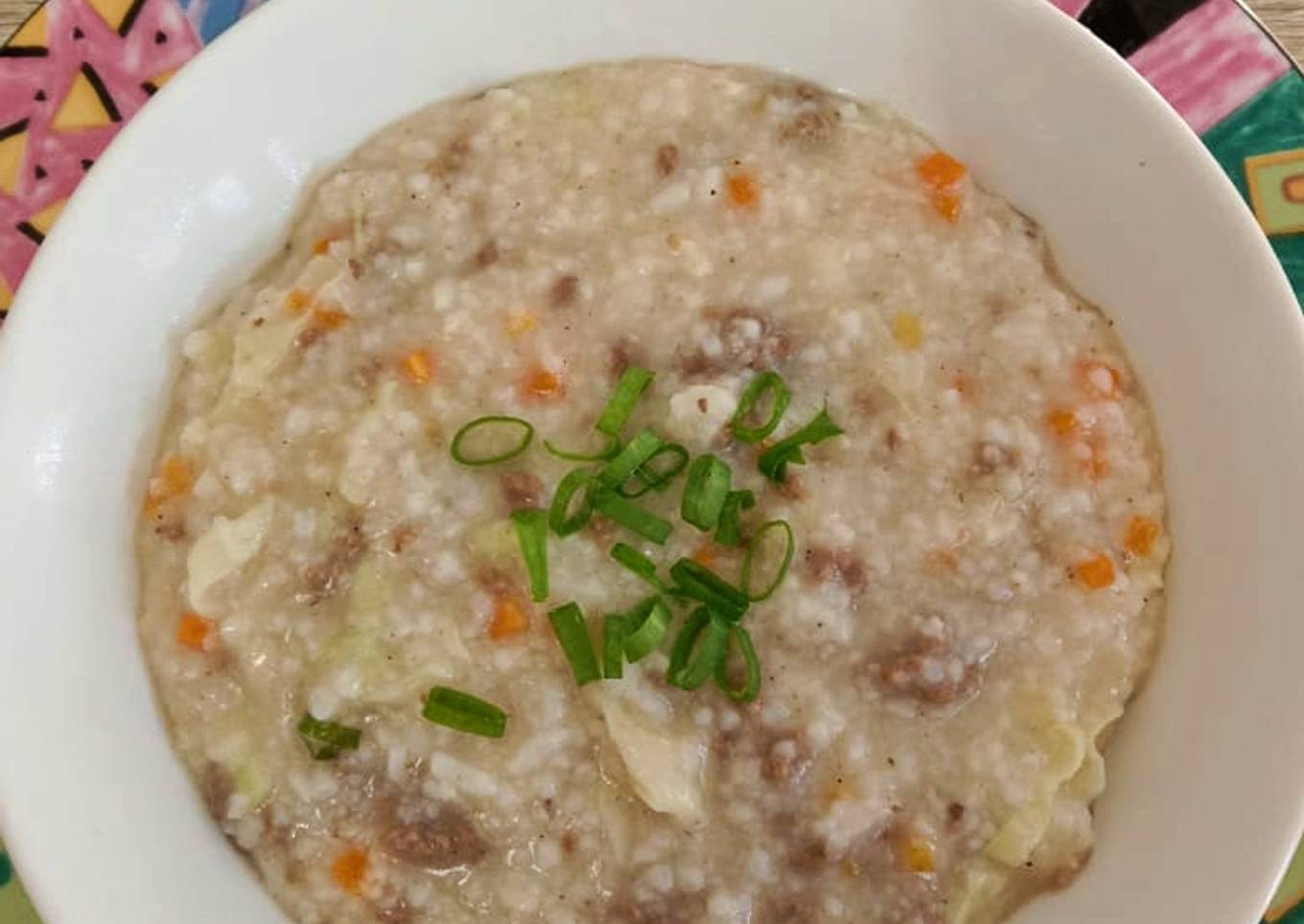 Dakjuk Bubur ala Korea (sapi)