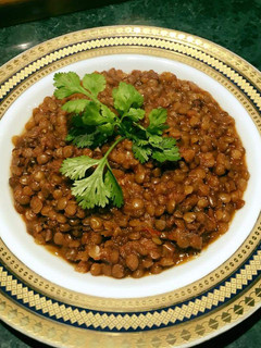 صورة لوصفة عدس بجبة