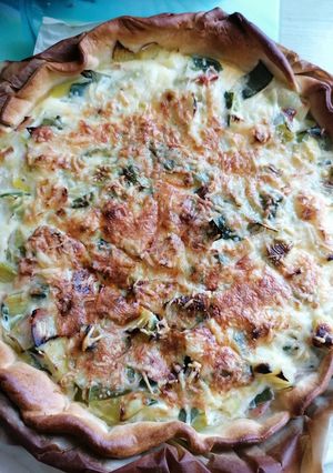 Une photo de Quiche poireaux