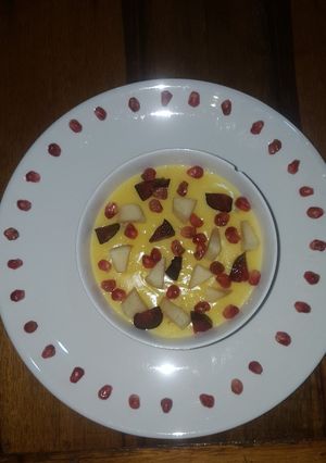A picture of Fruit custard.