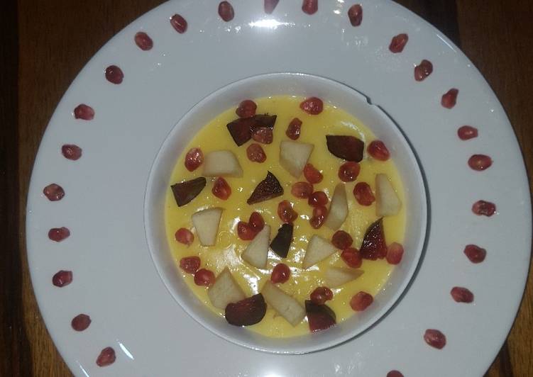 Fruit custard