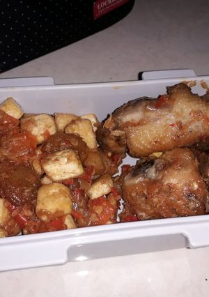 Foto resep Ayam Tahu Sambal Ulek Rawit Wortel