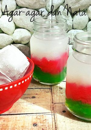 Foto resep Es Sirup, Agar-agar, dan Nata Decoco