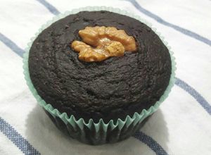 Una foto de Muffins de menta y chocolate