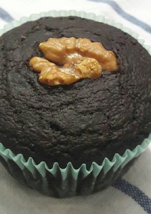 Una foto de Muffins de menta y chocolate