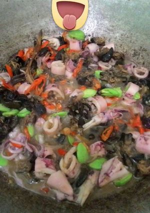 Foto resep Oseng Cumi betai terancam
