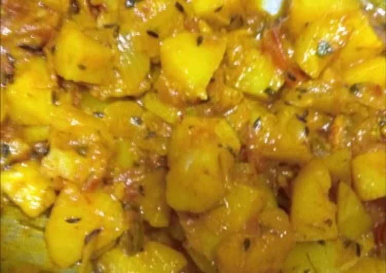 Easiest Way to Make Super Quick Homemade Onion potatto curry