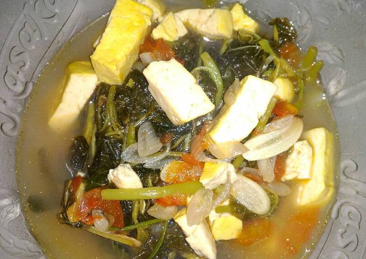 Bagaimana Membuat Sayur bayem tahu, Sempurna