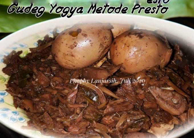 Gudeg Yogya Metode Presto