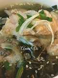 Canh rong biển nấu xương heo